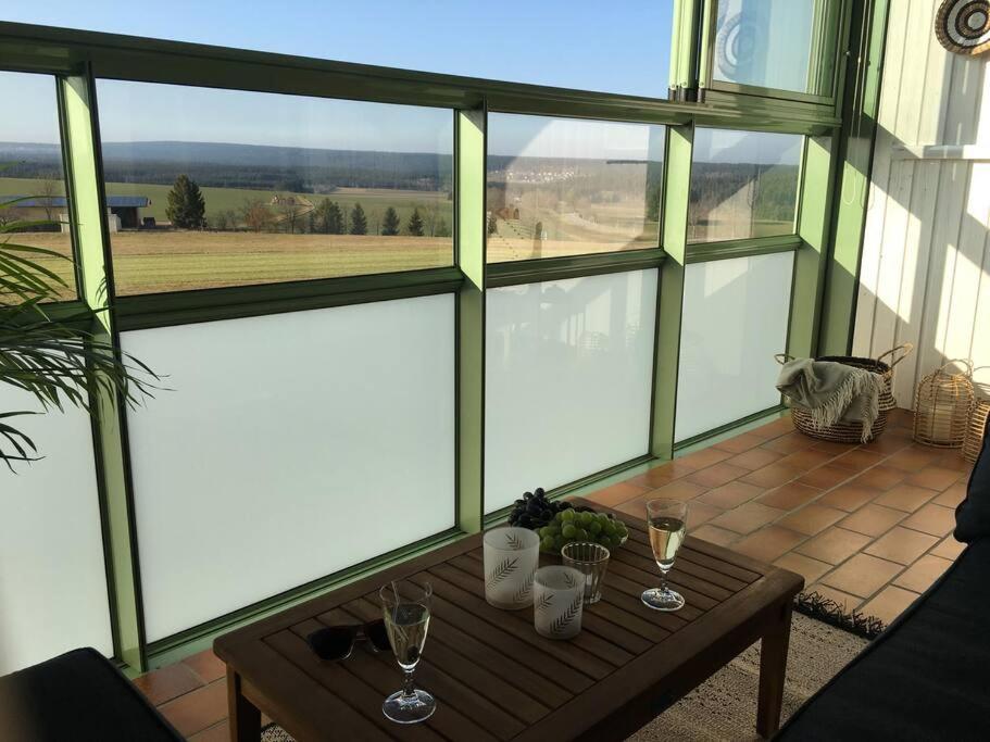 Gemuetliches Apartment Mit Wundervollem Weitblick Löffingen Dış mekan fotoğraf